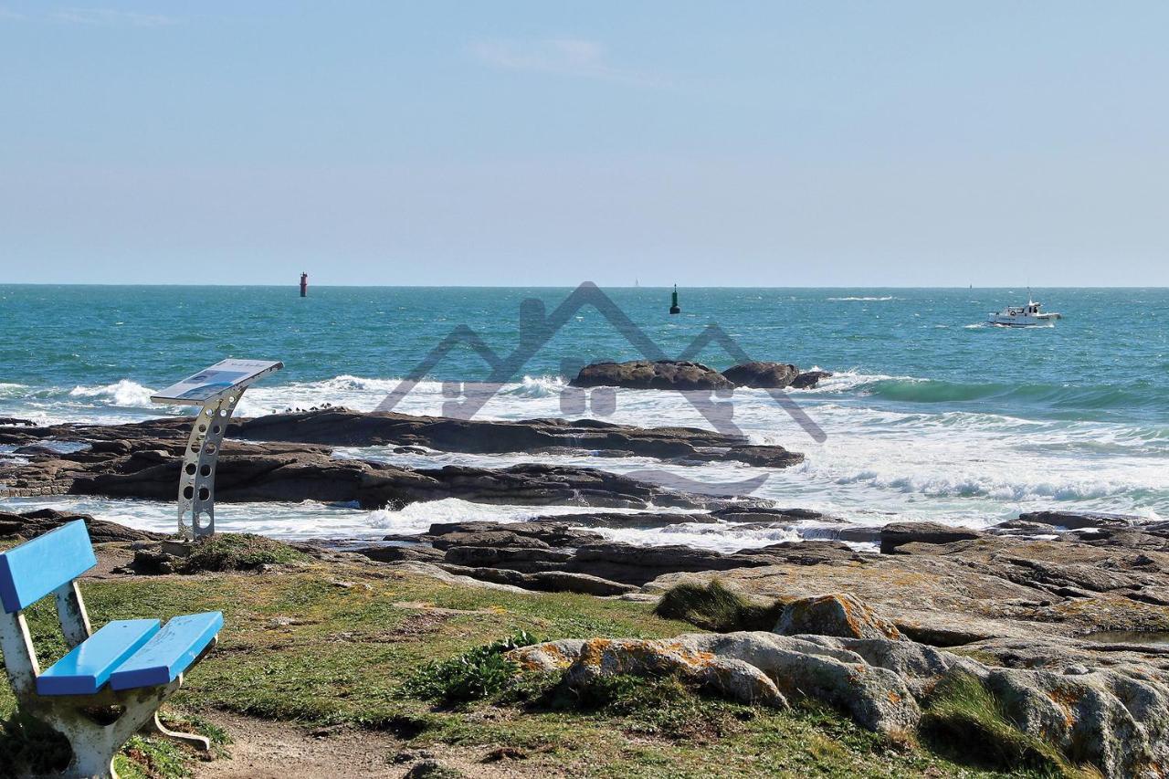LocaLise au Guilvinec - A15 - Vue sur la mer la piscine et le jardin - Tout à pied, plages, port, centre, commerces, marché - Wifi inclus - Animaux bienvenus - Linge de lit inclus Esterno foto